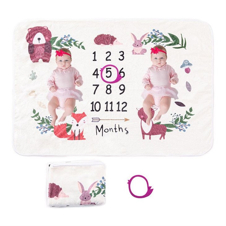 baby milestone blanket
