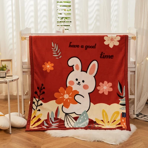 Dvoslojna Raschel deka za bebe