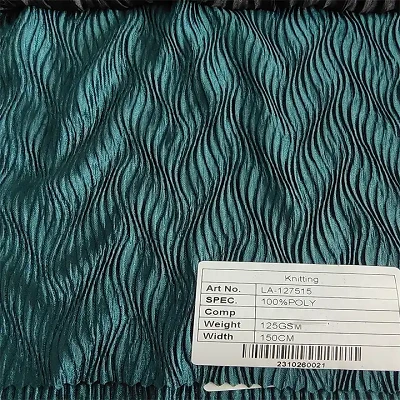 Korean Velvet Pleated Fabric