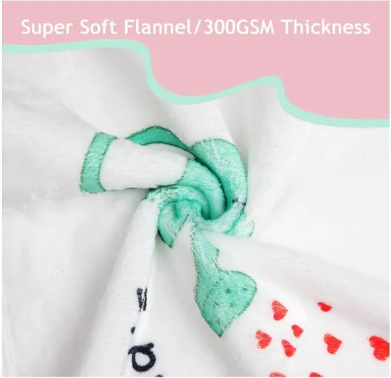baby milestone flannel blanket