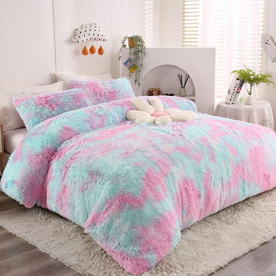 Debeli topli pokrivač od umjetnog krzna