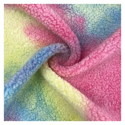 Tkanina od šerpa flisa Tie Dye