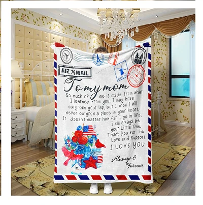 Personalizirana pokrivač od znakova slovom